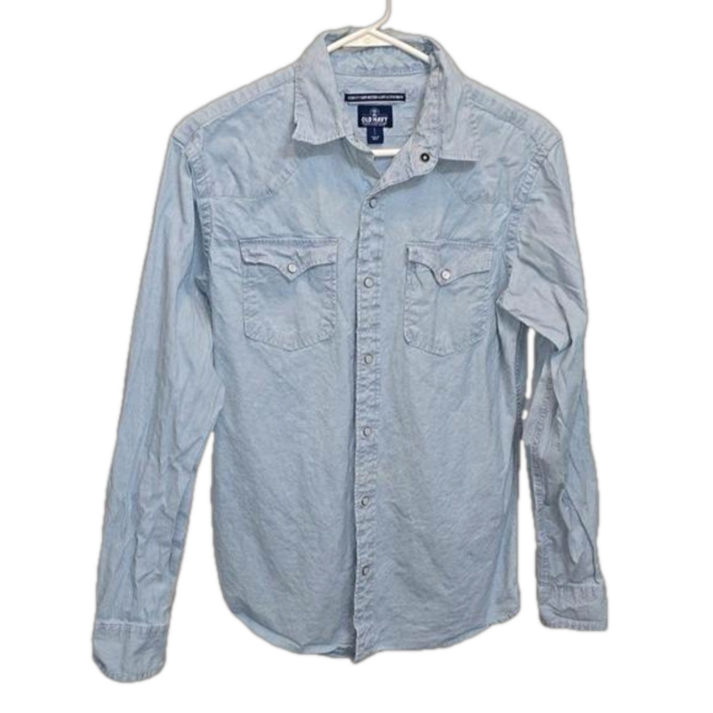 EUC Denim Long Sleeve Top
